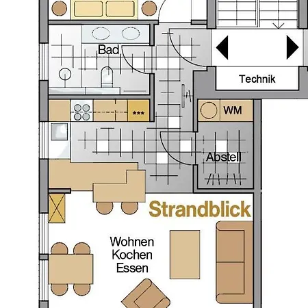 Apartment House Strandblick *